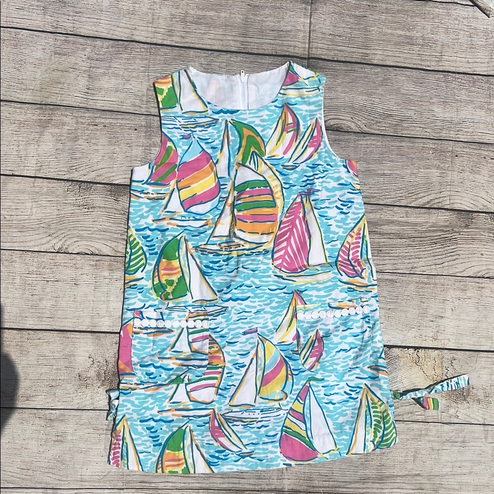 Lilly Pulitzer you gotta regatta shift dress